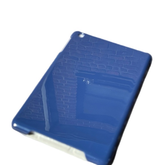 Coach signature molded tablet case iPad mini case White Blue Print - Picture 2 of 4